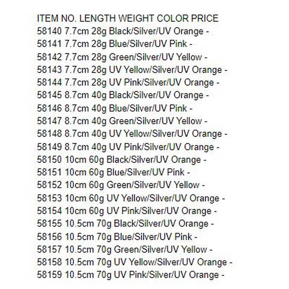 Купить Ron thompson 58140 Herring NL Джиг 28 г Многоцветный Black / Silver / UV Orange 7ft.ru в интернет магазине Семь Футов