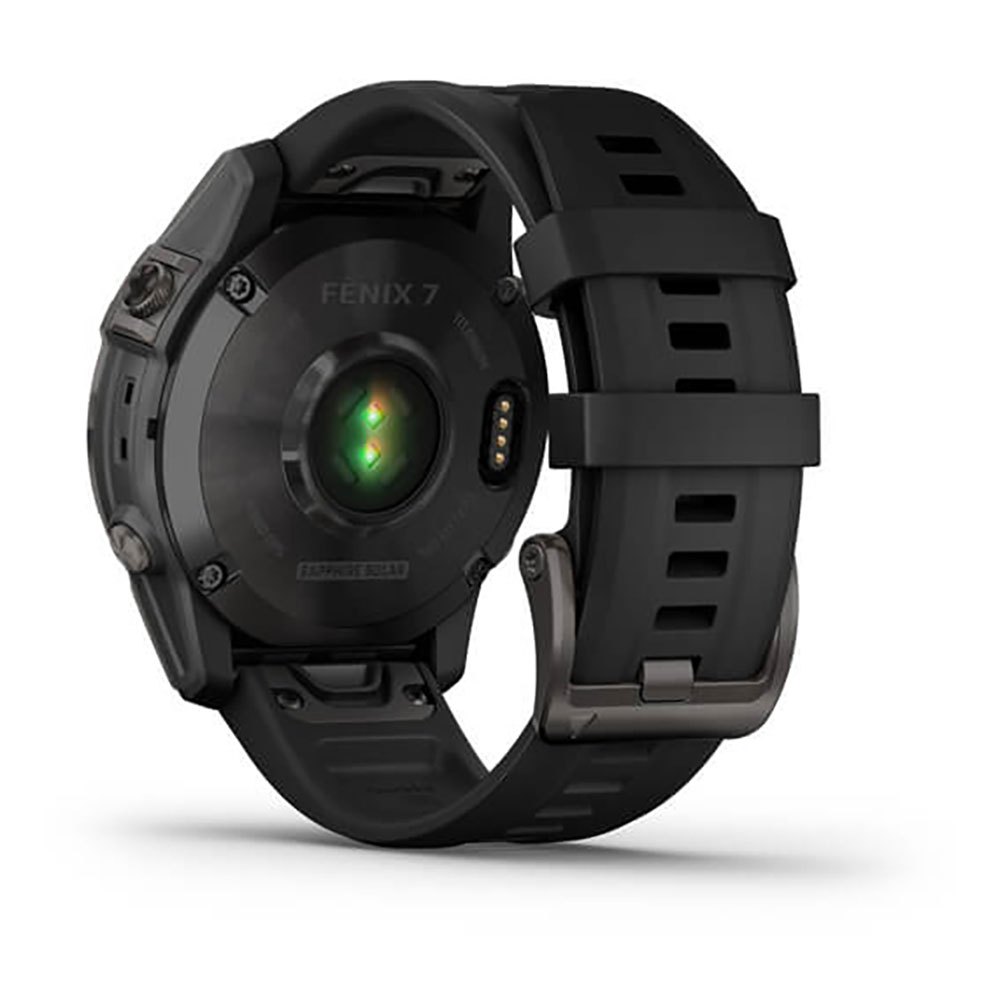 Купить Garmin 010-02540-21 Fenix 7 Sapphire Solar Часы Черный  Carbon Grey DLC Titanium / Black 7ft.ru в интернет магазине Семь Футов