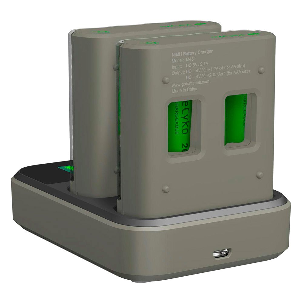 Купить Gp batteries 130M451CD270AAC8 4xAA NiMh 2600mAh Зарядное Устройство Для Аккумуляторов Черный Black 7ft.ru в интернет магазине Семь Футов