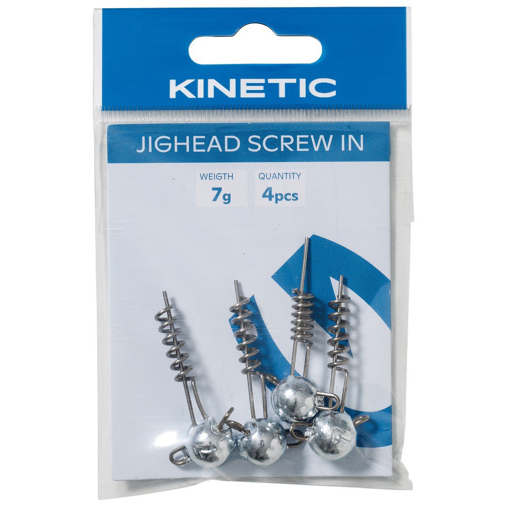 Купить Kinetic F604-259-149 Screw In Джиг-голова 3 единицы Серебристый Zinc 15 g  7ft.ru в интернет магазине Семь Футов