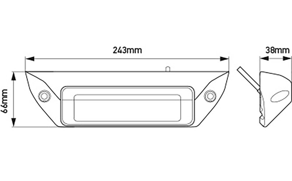 Купить Hella marine 4025153 FMS2500 Палубный свет Бесцветный White 2500 Lumens  7ft.ru в интернет магазине Семь Футов