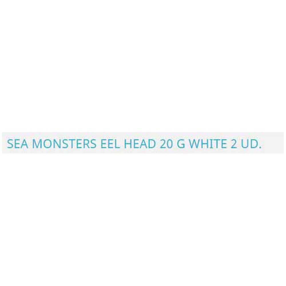 Купить Sea monsters SMEH30W Eel Джиг-голова Белая  White 30 g  7ft.ru в интернет магазине Семь Футов