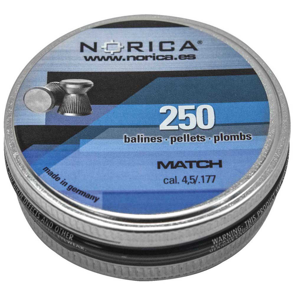 Купить Norica 195.00.004 Match 250 единицы измерения Черный Black 4.5 mm  7ft.ru в интернет магазине Семь Футов