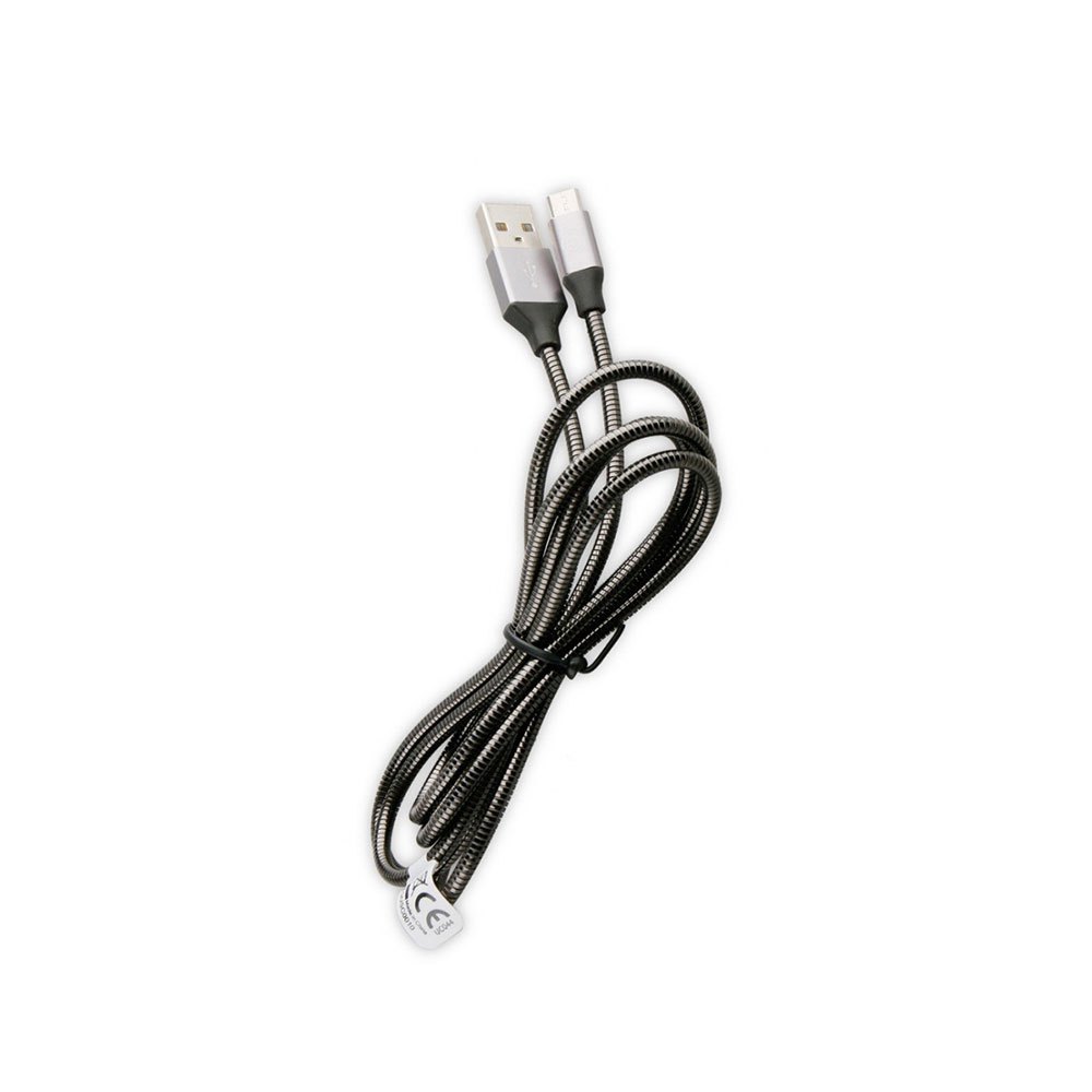 Купить Muvit TGUSC0010 USB-кабель к Micro USB Metal Flexible 2A 1.2 M Серый Grey 7ft.ru в интернет магазине Семь Футов