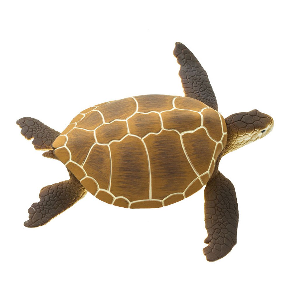 Купить Safari ltd S202329 Green Sea Turtle Фигура Коричневый Brown From 3 Years  7ft.ru в интернет магазине Семь Футов