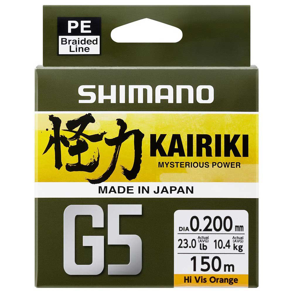 Купить Shimano fishing LDM51UE200150H Kairiki G5 150 M Линия Оранжевый Orange 0.200 mm  7ft.ru в интернет магазине Семь Футов
