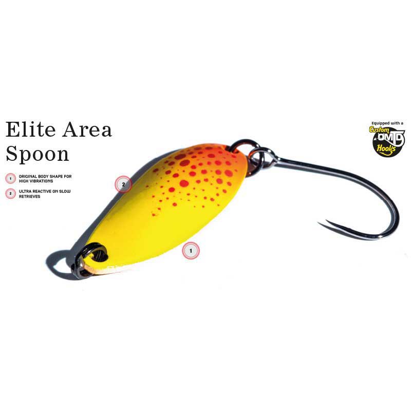 Купить Molix EAS08-235 Elite Area Spoon 0.8g Многоцветный  235  Yellow / Orange Spot 7ft.ru в интернет магазине Семь Футов