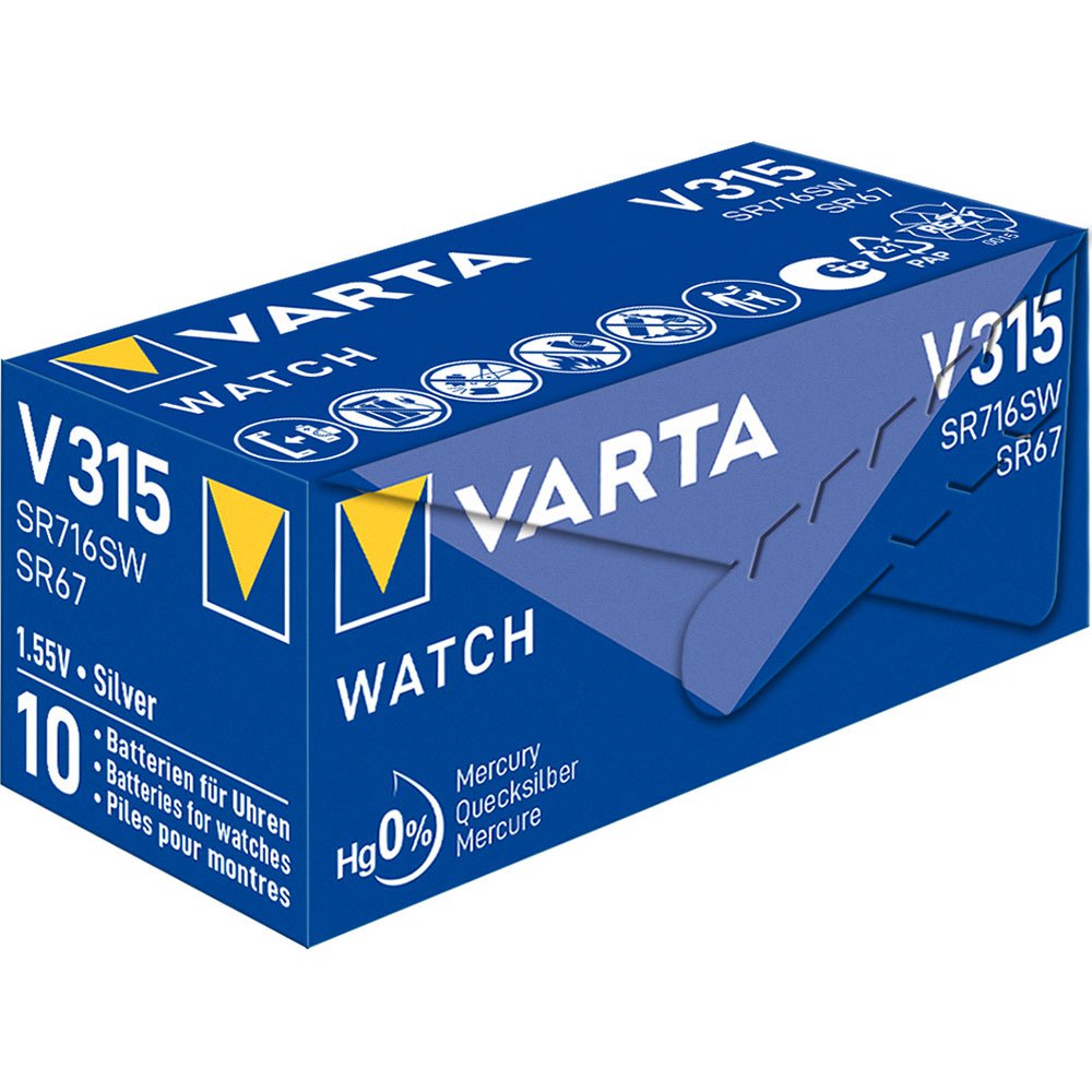 Купить Varta 38584 1 Watch V 315 Аккумуляторы Серебристый Silver 7ft.ru в интернет магазине Семь Футов