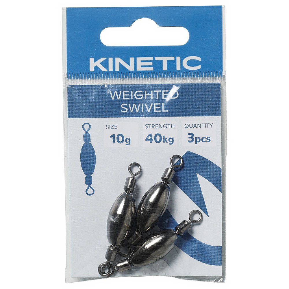 Купить Kinetic F621-007-097 Weighted Вертлюги 2 единицы Черный Black 20 g  7ft.ru в интернет магазине Семь Футов