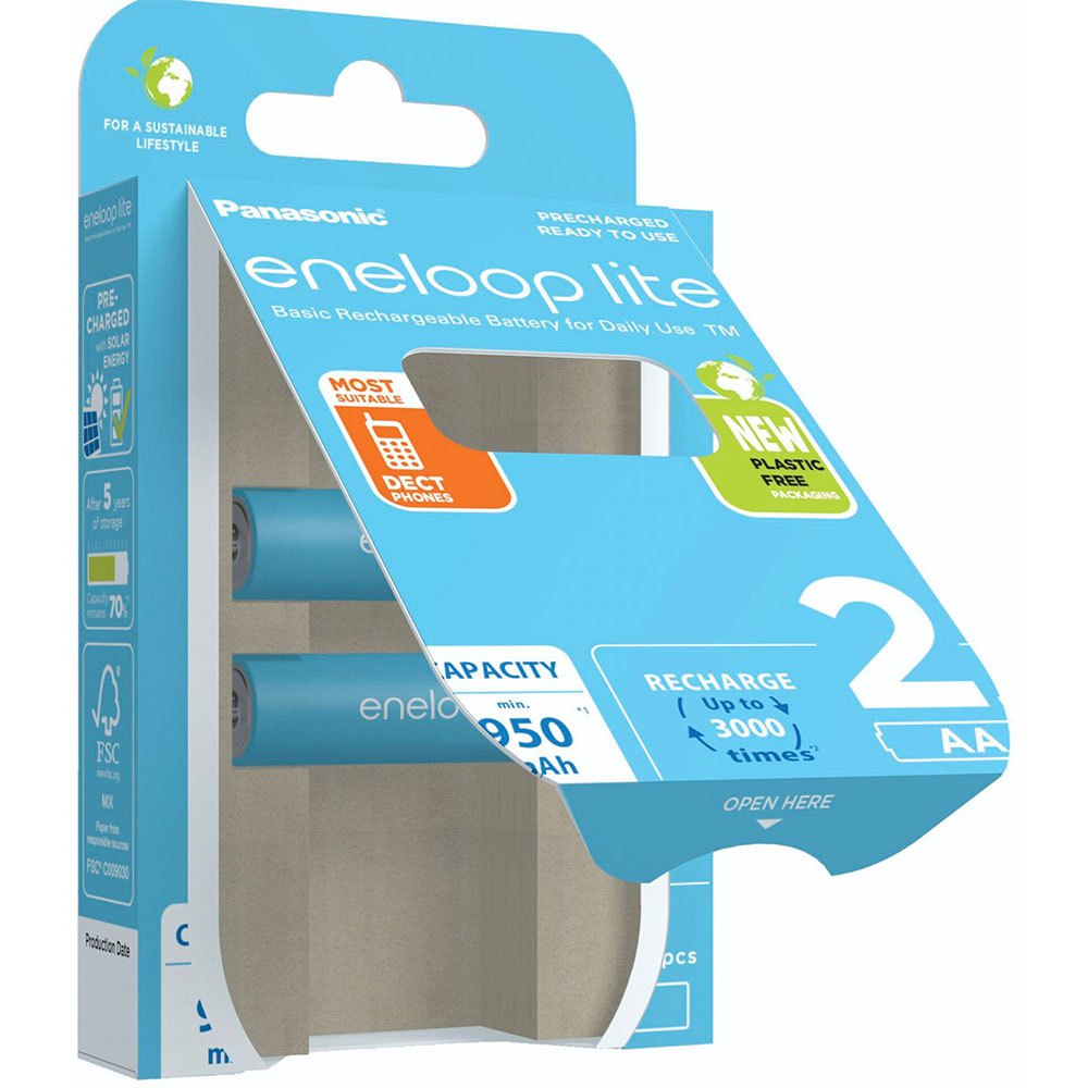 Купить Eneloop BK-3LCCE/2BE Аккумуляторная батарея 950mAh 2 единицы измерения Серебристый Silver 7ft.ru в интернет магазине Семь Футов