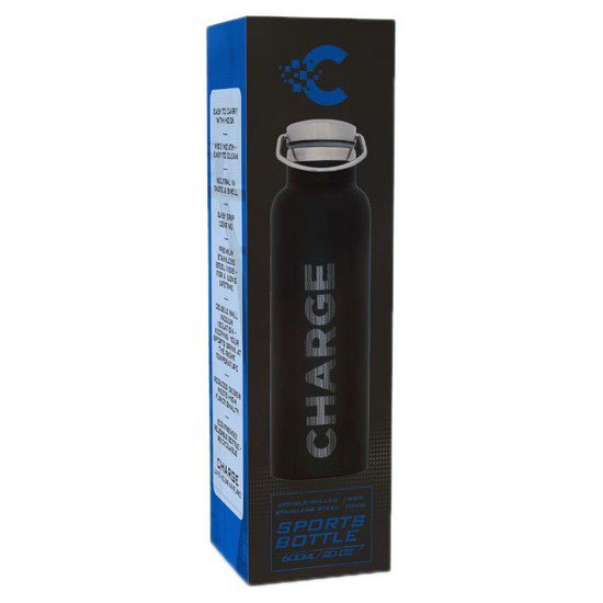 Купить Charge sports drinks CHARGEBOTTLEBLACK600 Бутылка 600ml Черный  Black 7ft.ru в интернет магазине Семь Футов