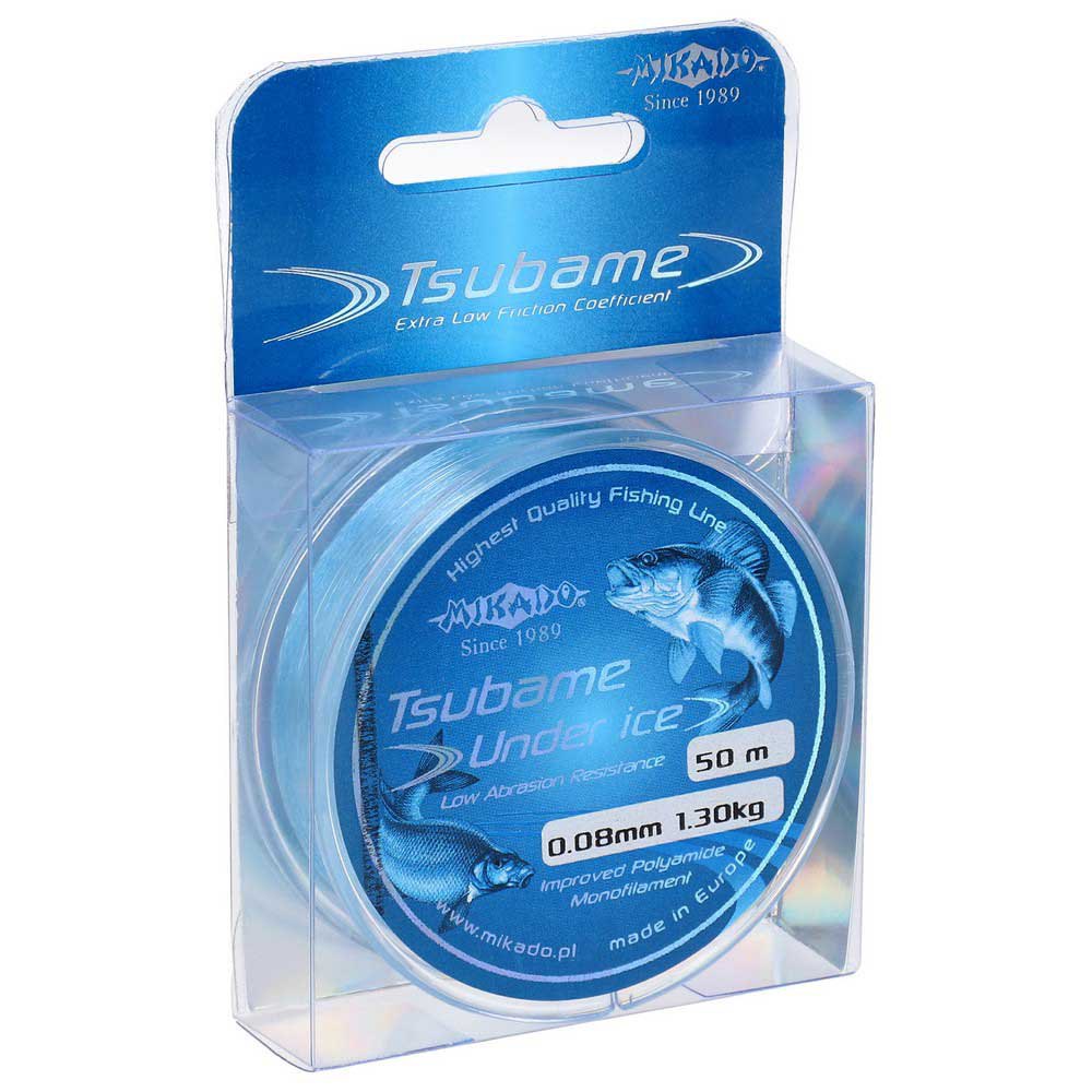 Купить Mikado ZTW-016 Tsubame Under Ice Мононить 50 м Голубой Blue 0.160 mm  7ft.ru в интернет магазине Семь Футов