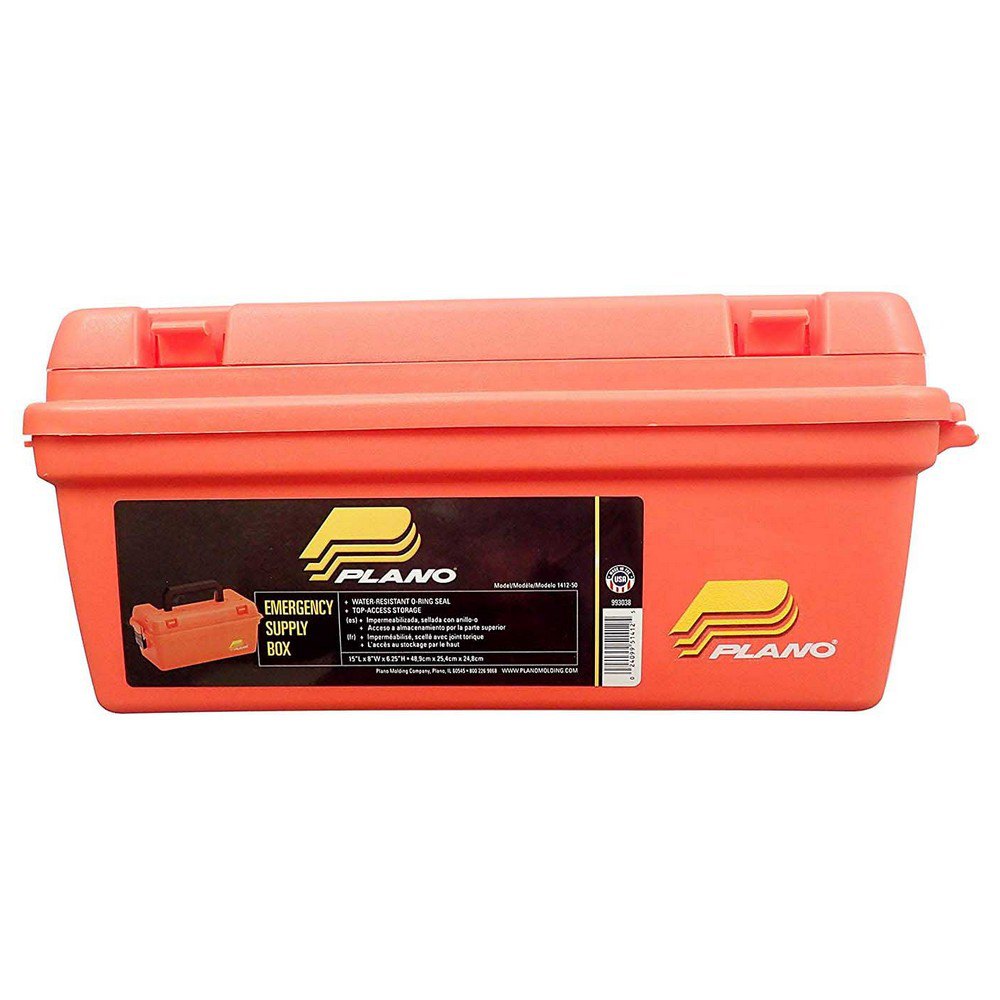Купить Plano 1561114 Emergency Shallow Коробка Оранжевый Orange 7ft.ru в интернет магазине Семь Футов