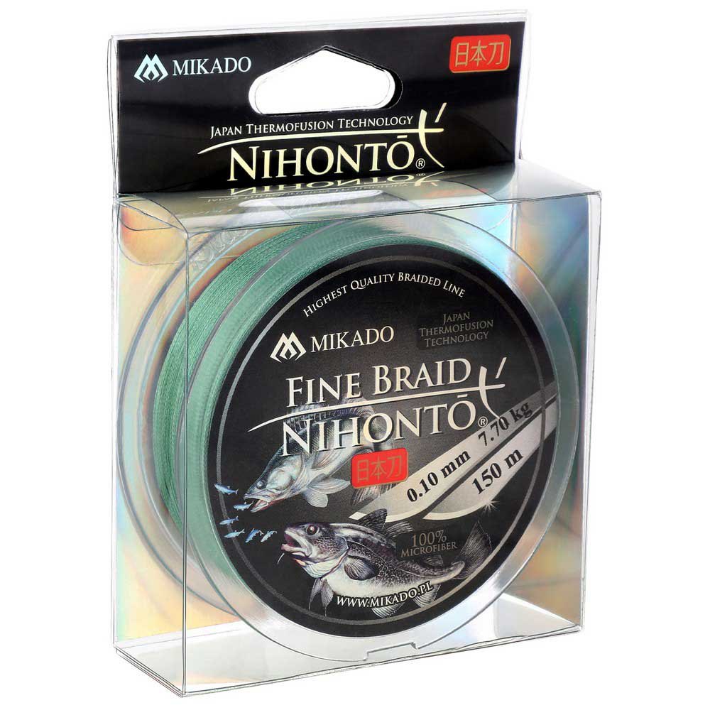 Купить Mikado Z19G-020 Nihonto Fine Плетеная леска 150 м Зеленый Green 0.200 mm  7ft.ru в интернет магазине Семь Футов