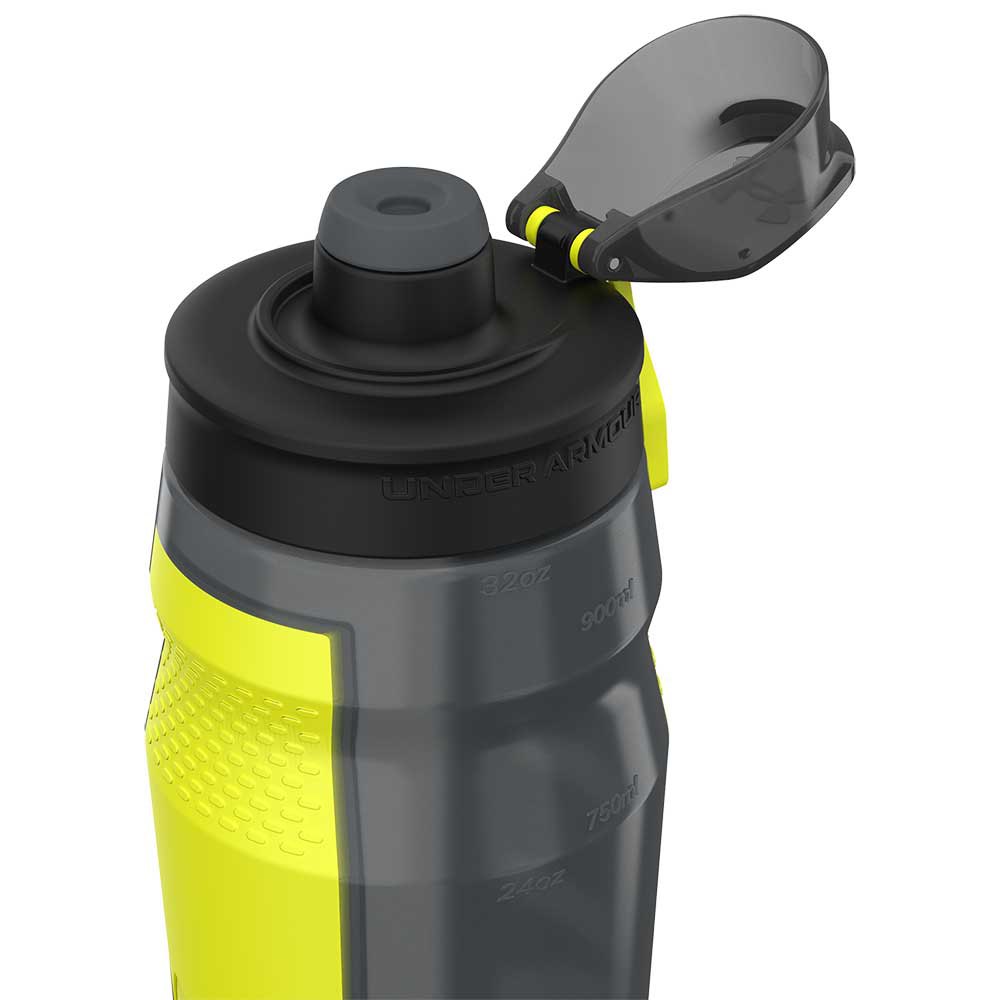 Купить Under armour UA70320-PGR/HVY-950ML Playmaker Squeeze 950ml бутылка Серый Pitch Grey / Hi Vis Yellow 7ft.ru в интернет магазине Семь Футов