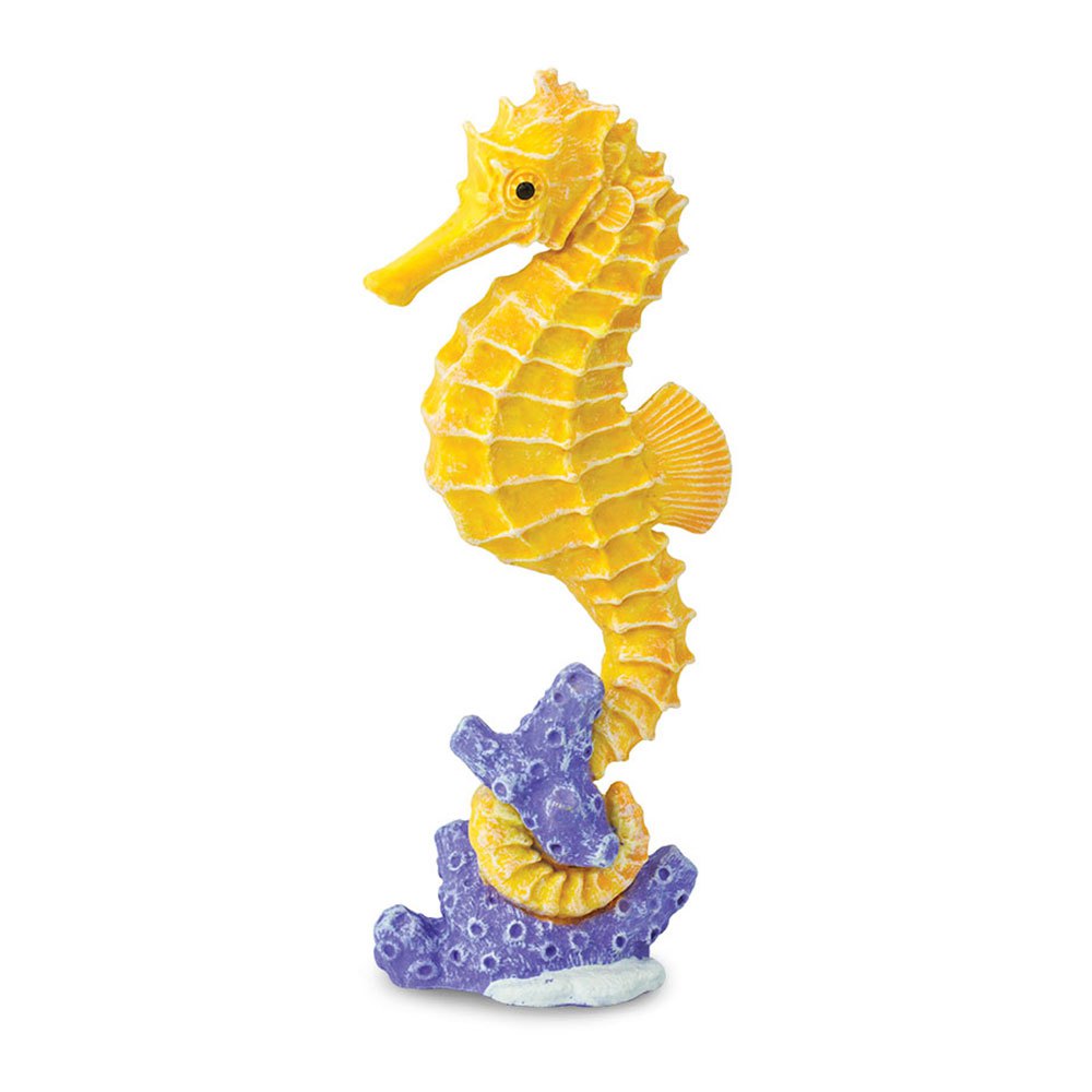 Купить Safari ltd S204329 Seahorse Фигура Желтый  Yellow / Purple From 3 Years  7ft.ru в интернет магазине Семь Футов