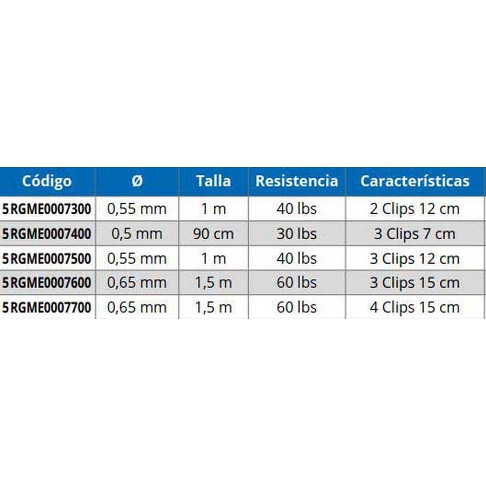 Купить Ragot 14RGME0007700 Snapot 150 Cm 4 Лидер 150 Cm Серебристый Grey 0.650 mm  7ft.ru в интернет магазине Семь Футов