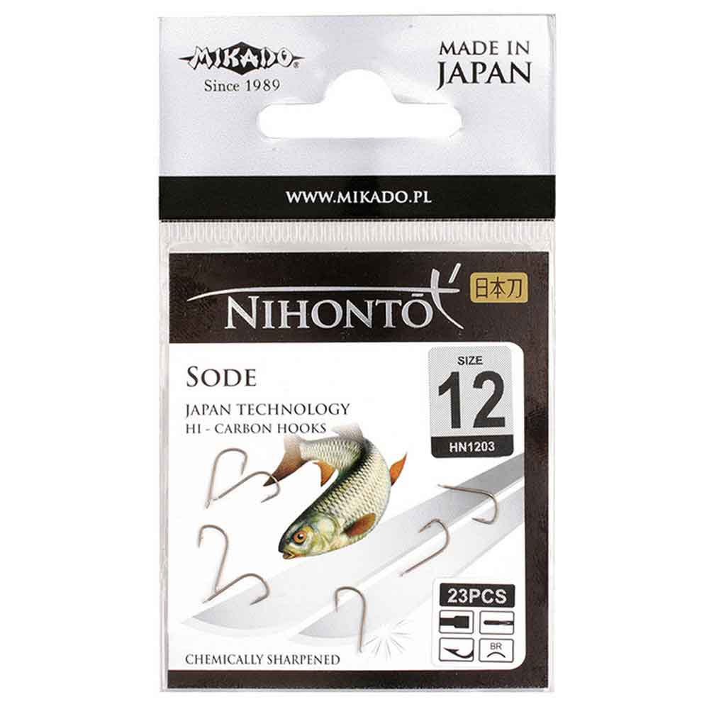 Купить Mikado HN1203-20BR Nihonto Sode Зубчатый Крюк Золотистый Brown 20  7ft.ru в интернет магазине Семь Футов