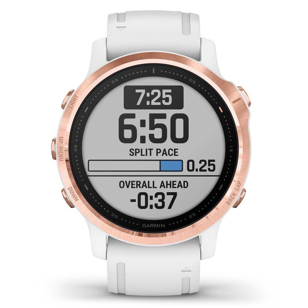 Купить Garmin 010-02159-11 Fenix 6S Pro Часы Белая  Rose Gold / White 7ft.ru в интернет магазине Семь Футов