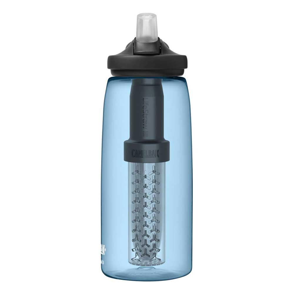 Купить Camelbak CAOHY060022B000 BLUE Eddy+ Lifestraw бутылка 1L Серебристый Blue 7ft.ru в интернет магазине Семь Футов