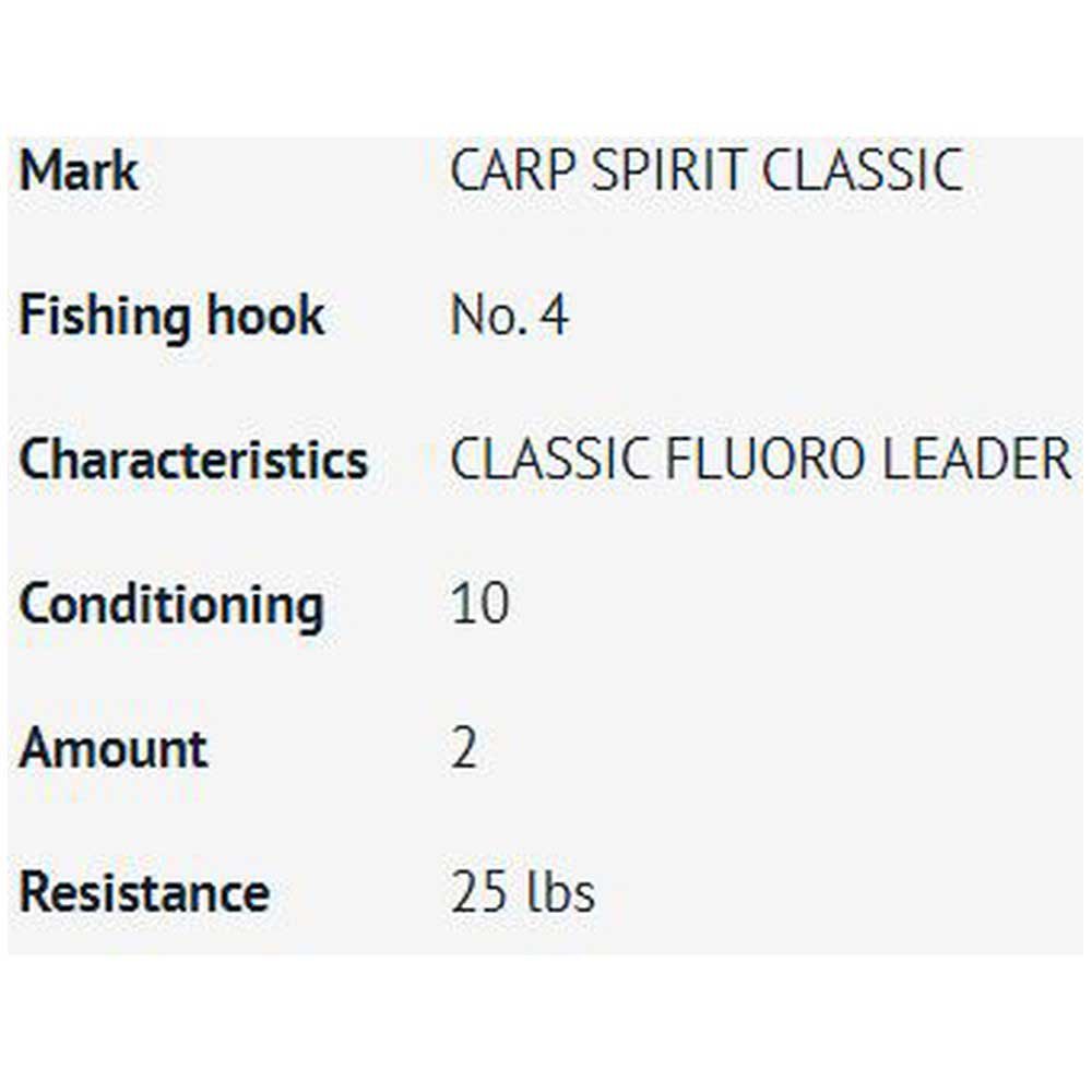 Купить Carp spirit 34CS157500361 Classic BDL Fluoro Связанные Крючки Серебристый Grey 6  7ft.ru в интернет магазине Семь Футов