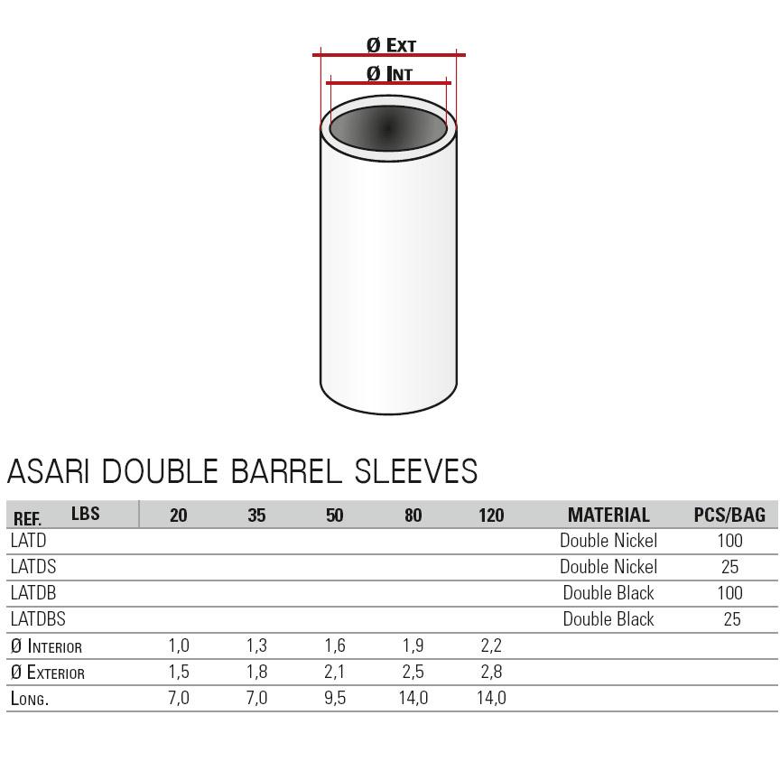 Купить Asari LATUBS180 Single Серебристый  Silver 2.69 mm (180 Lbs)  7ft.ru в интернет магазине Семь Футов