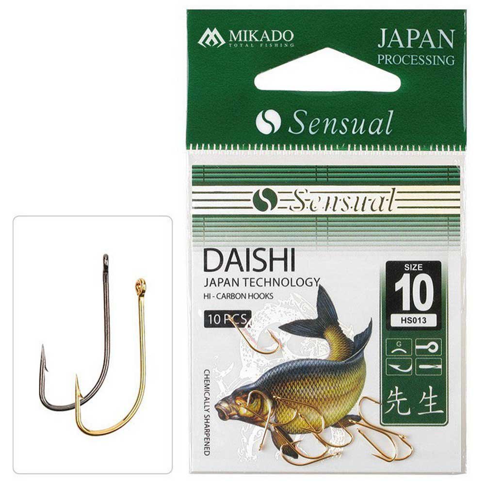 Купить Mikado HS013-16G Sensual Daishi Крючки С Одним Глазком Золотистый Golden 2  7ft.ru в интернет магазине Семь Футов