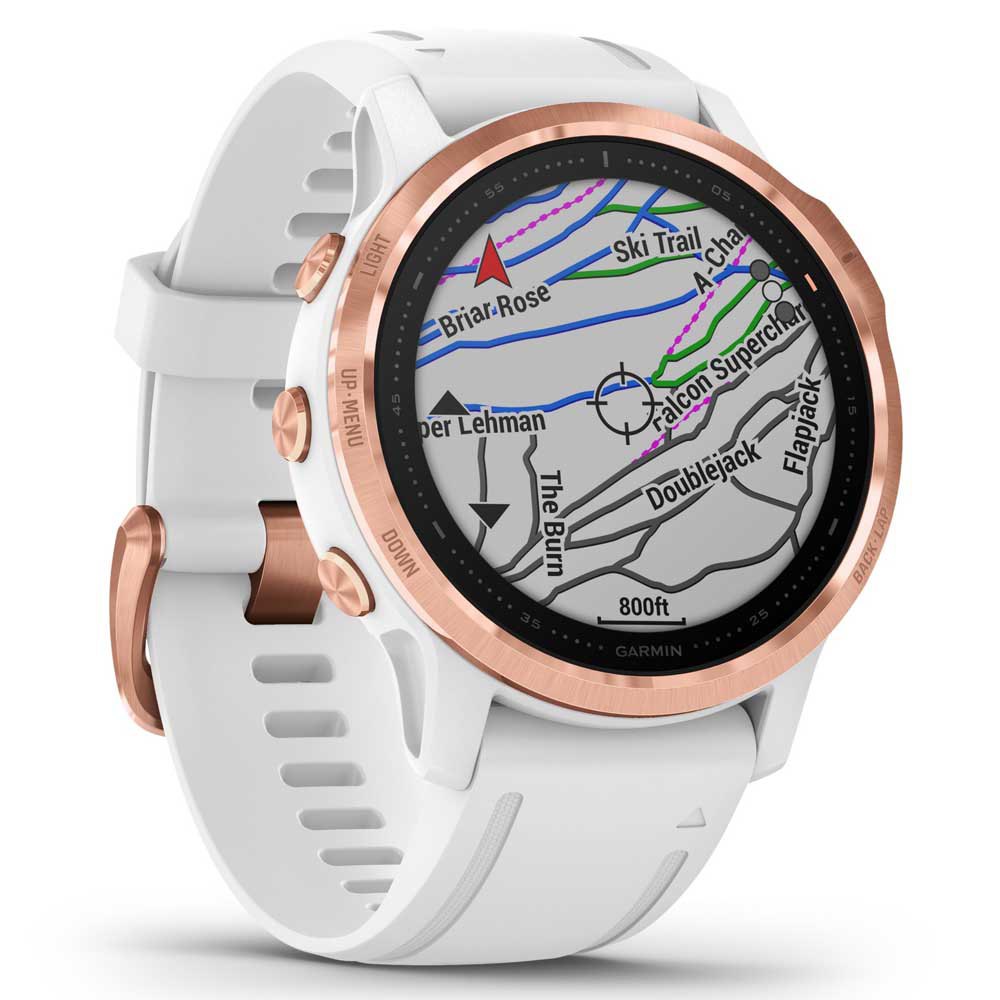 Купить Garmin 010-02159-11 Fenix 6S Pro Часы Белая  Rose Gold / White 7ft.ru в интернет магазине Семь Футов