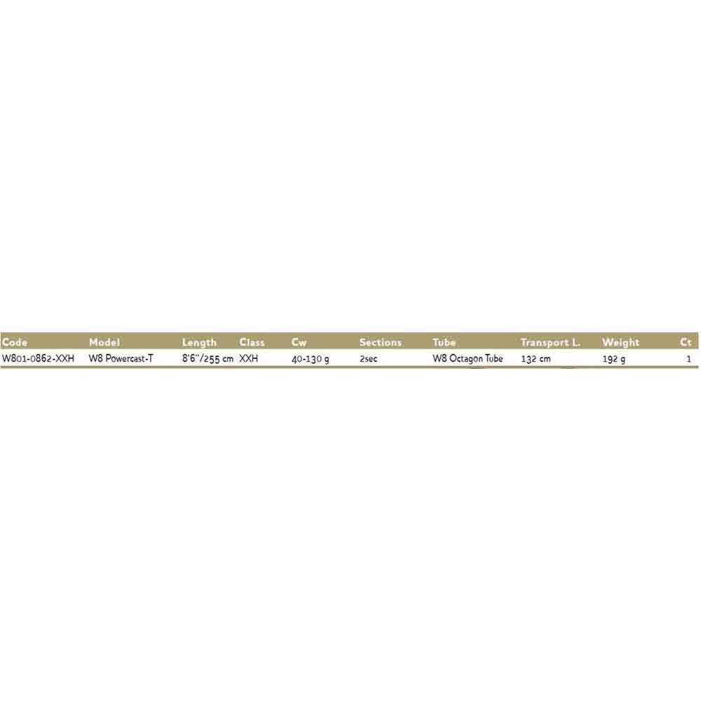 Купить Westin W801-0862-XXH W8 Powercast-T Удочка Для Мультипликатора Коричневый Brown 2.55 m  7ft.ru в интернет магазине Семь Футов