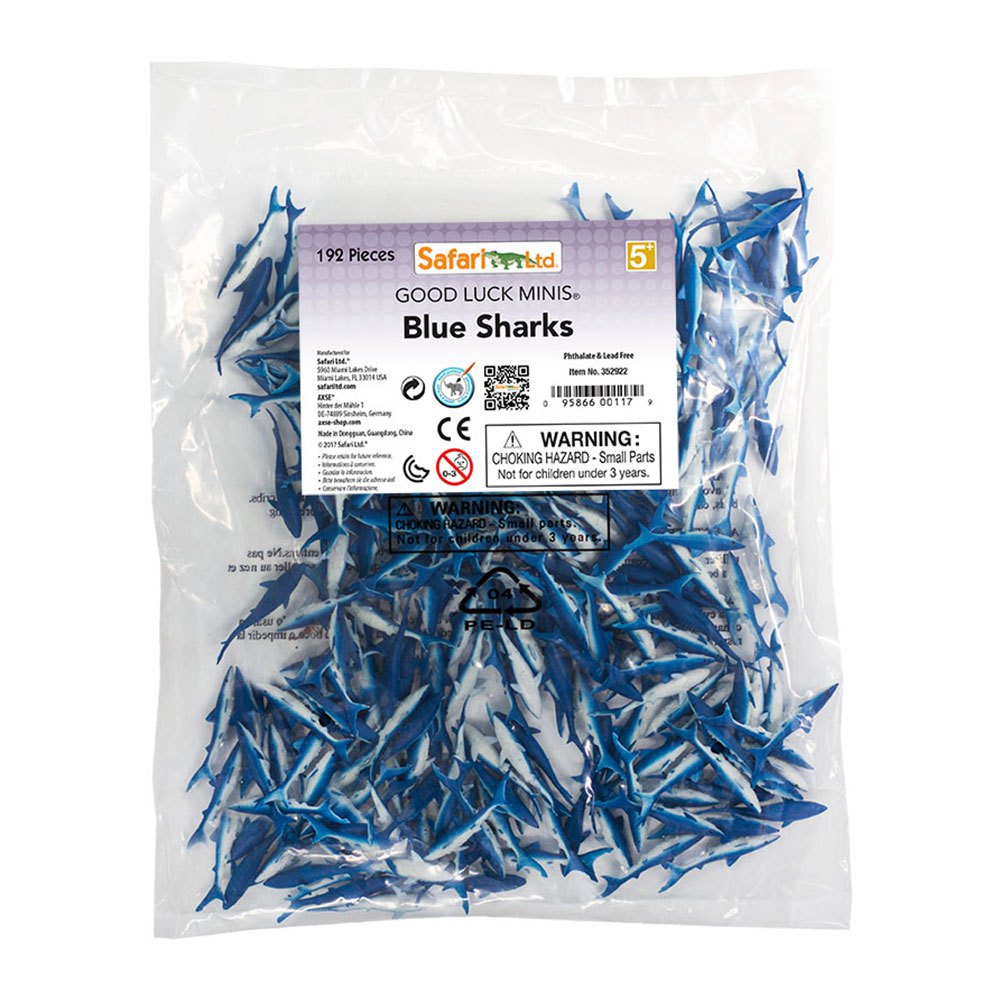 Купить Safari ltd S352922 Blue Sharks Good Luck Minis Фигура Голубой Blue From 3 Years  7ft.ru в интернет магазине Семь Футов