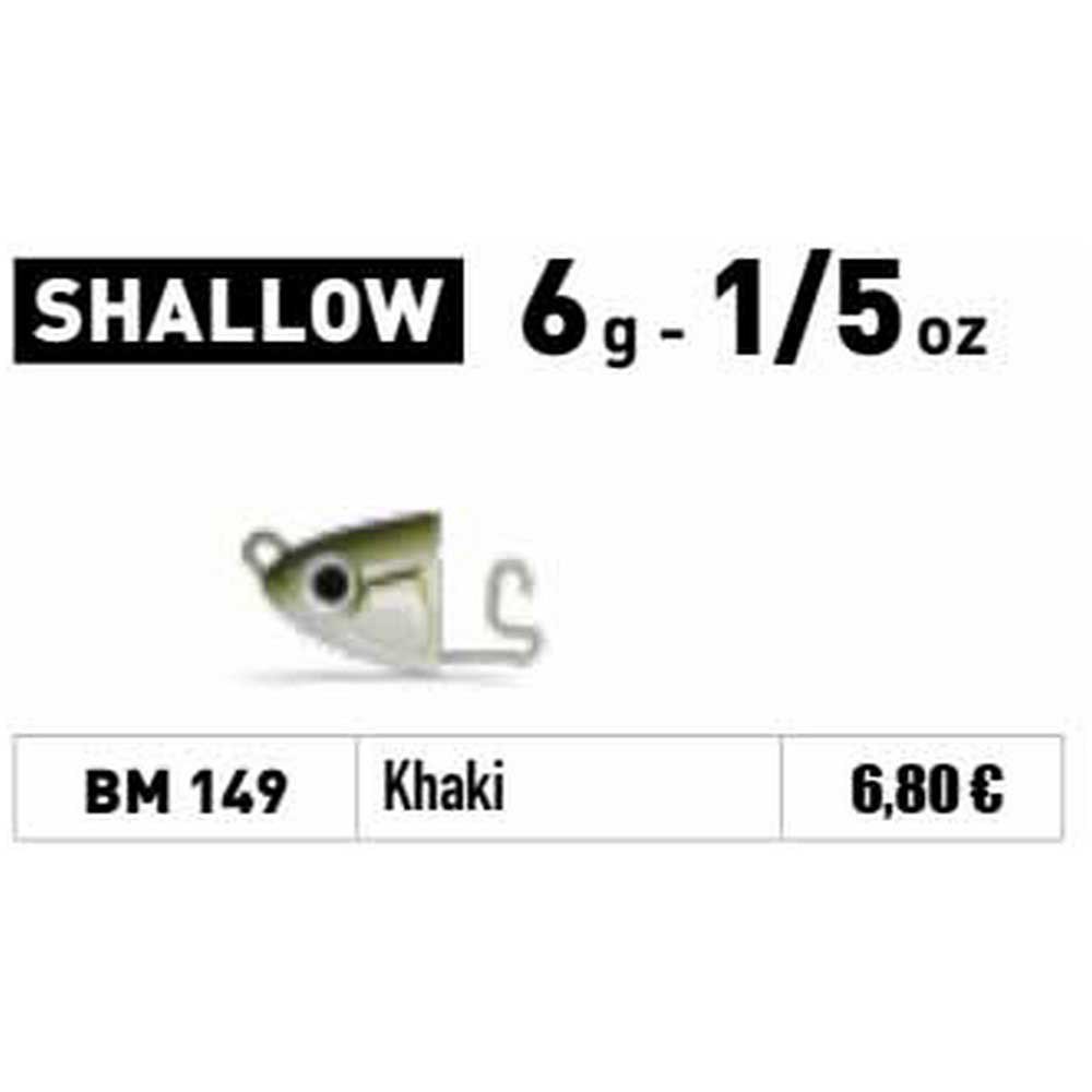 Купить Fiiish BM157 Black Minnow Shallow Джиг-голова 2 единицы измерения Золотистый Khaki 15 g  7ft.ru в интернет магазине Семь Футов