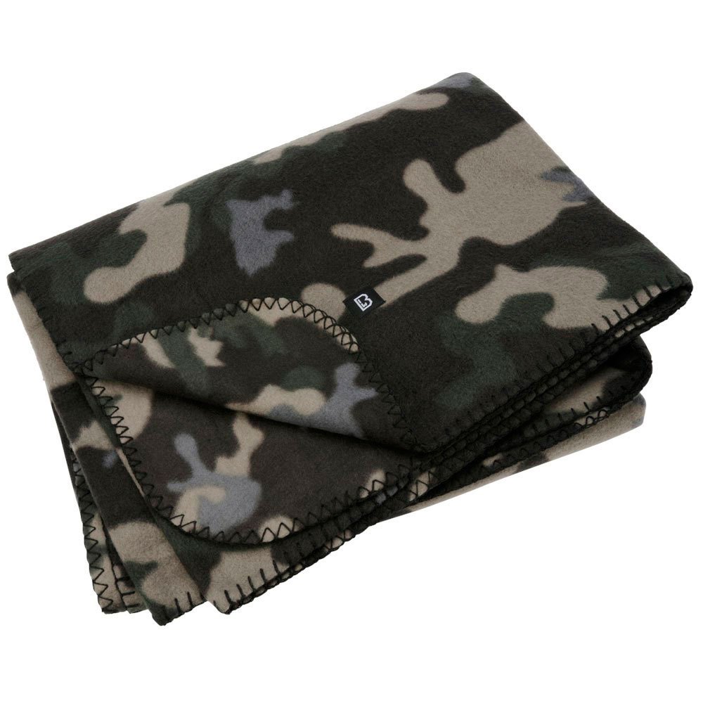 Купить Brandit 7017-4-OS Флисовое одеяло Зеленый  Dark Camo 7ft.ru в интернет магазине Семь Футов