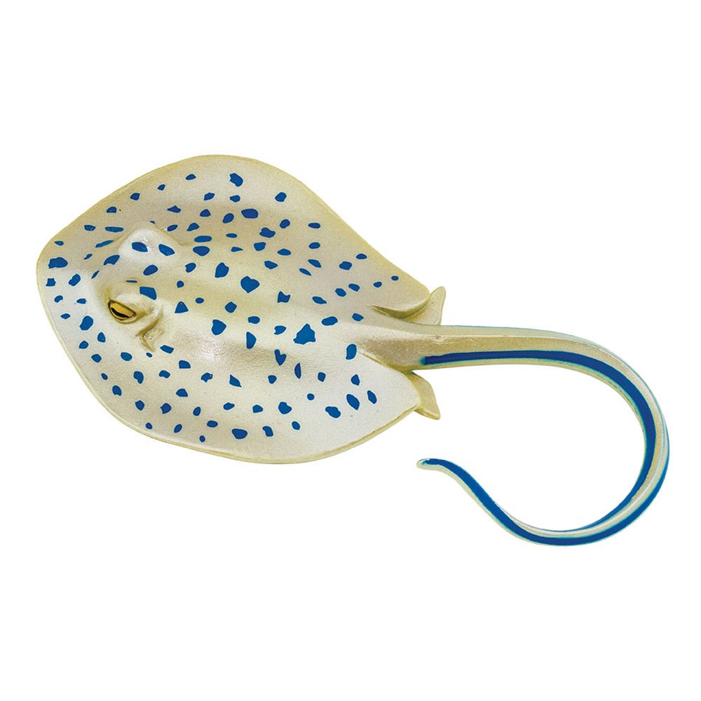 Купить Safari ltd S267329 Blue Spotted Ray Фигура Желтый  White / Blue From 3 Years  7ft.ru в интернет магазине Семь Футов