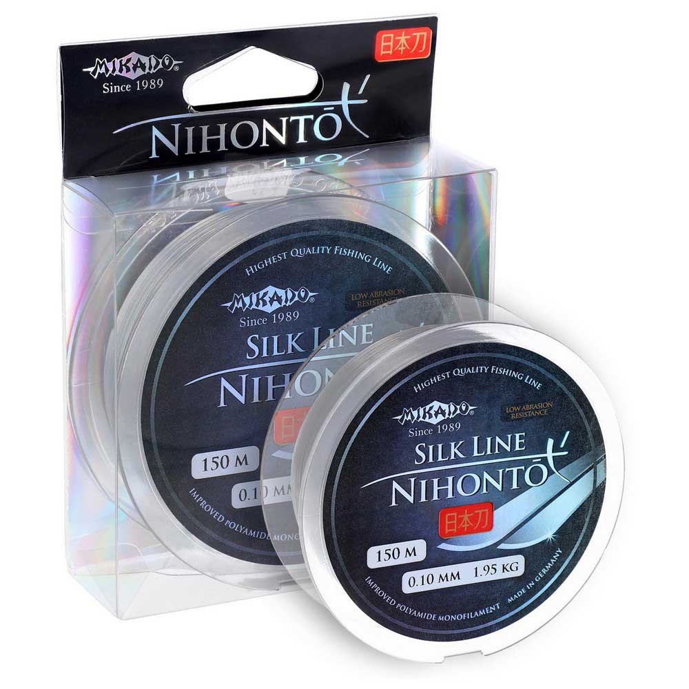 Купить Mikado ZNS-024 Nihonto Silk Мононить 150 м Серый  Grey Mat 0.240 mm  7ft.ru в интернет магазине Семь Футов