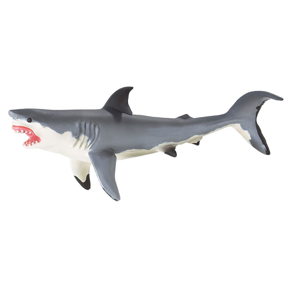 Купить Safari ltd S211202 Great White Shark 2 Фигура Серый  Grey / White From 3 Years  7ft.ru в интернет магазине Семь Футов