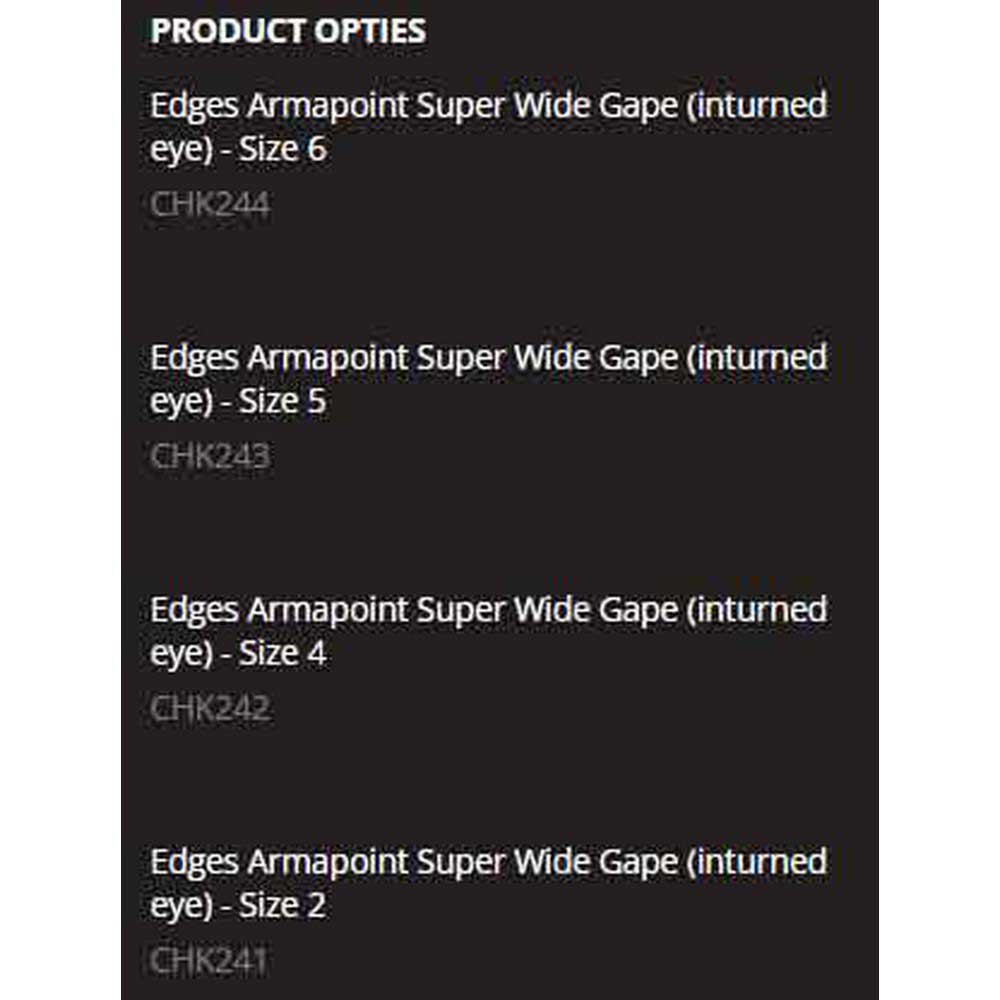 Купить Fox international CHK243 Armapoint Super Wide Gape Inturned Eye Колючий Одноглазый Крючок Серебристый Grey 5  7ft.ru в интернет магазине Семь Футов