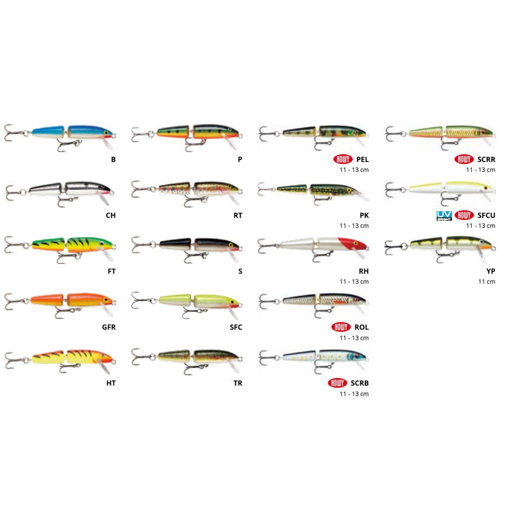 Купить Rapala RA5822134 Шарнирный гольян 110 Mm 9g Многоцветный SCRB 7ft.ru в интернет магазине Семь Футов