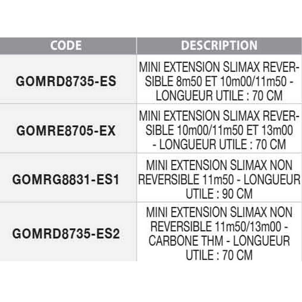 Купить Garbolino GOMRD8735-ES2 Slimax Series Расширение Серебристый Black 0.70 m  7ft.ru в интернет магазине Семь Футов