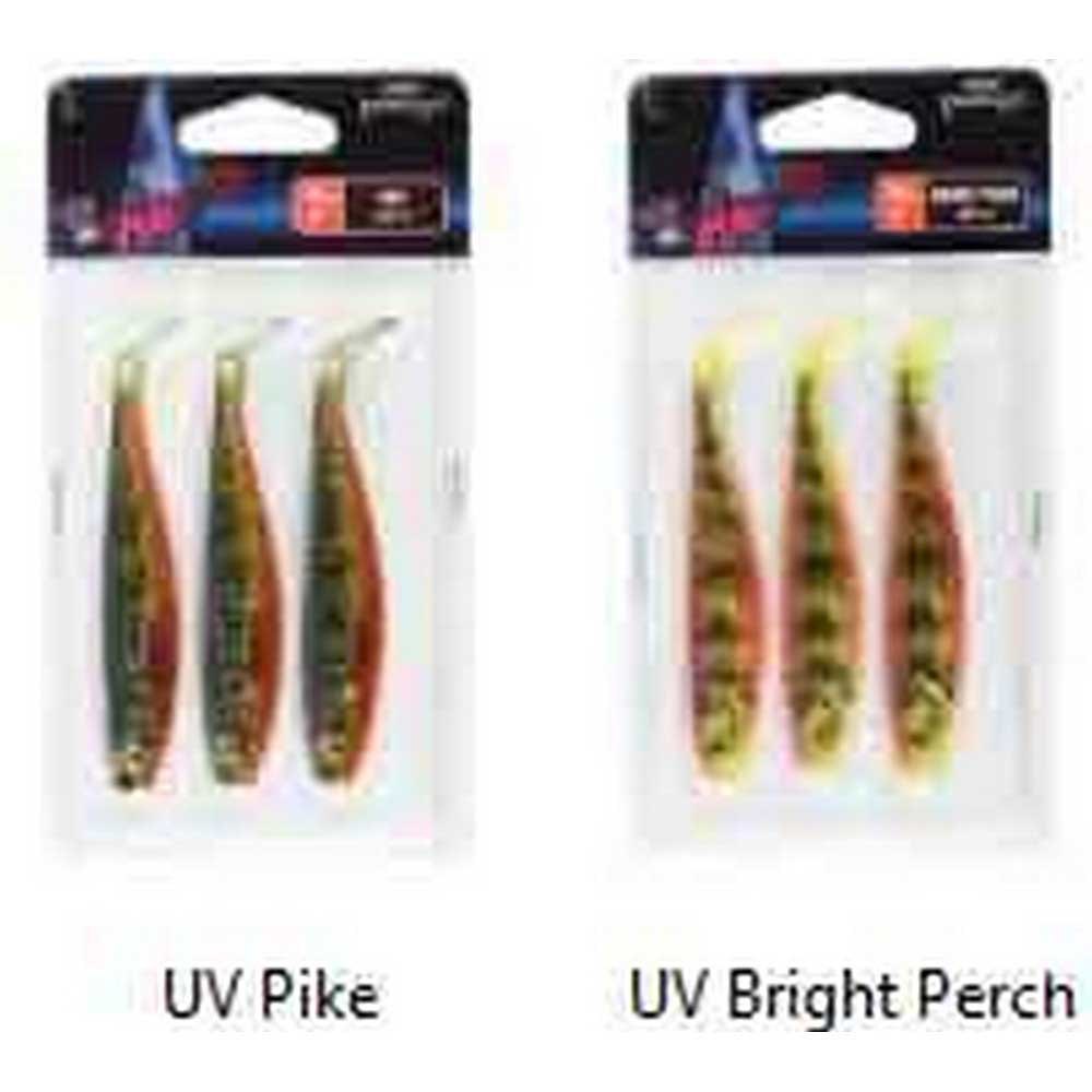 Купить Fox rage NPS062 Pro Shad Мягкая приманка 100 mm 3 единицы измерения Золотистый UV Bright Perch 7ft.ru в интернет магазине Семь Футов