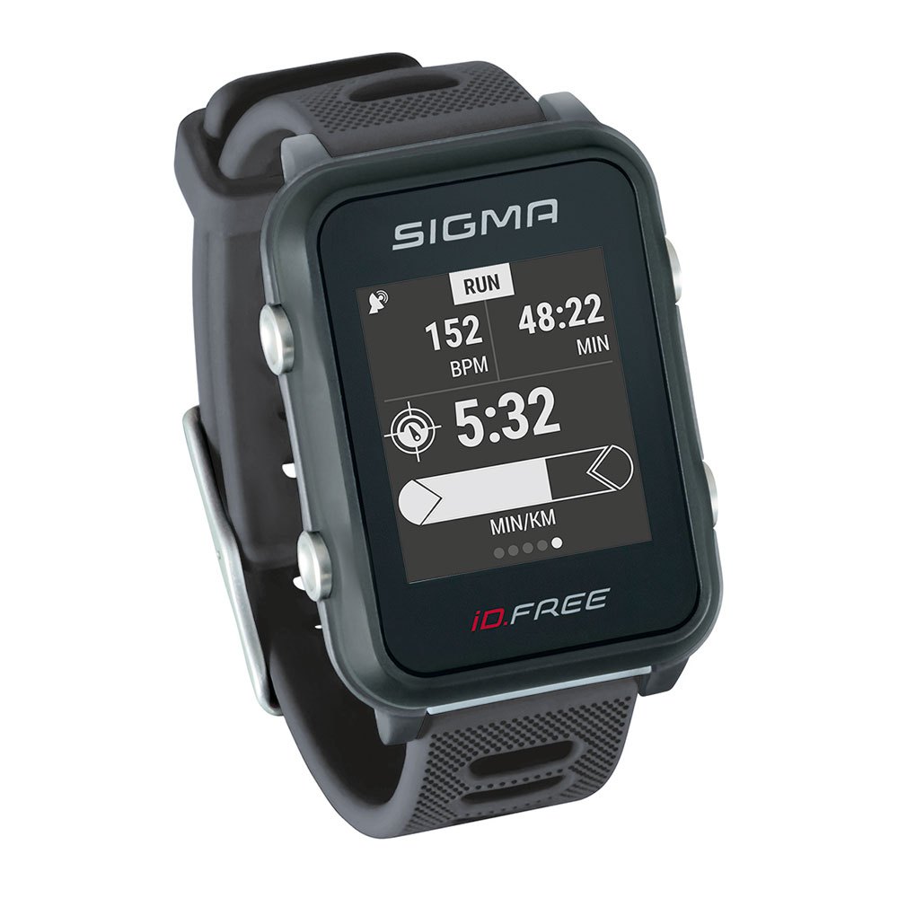 Купить Sigma 24100 ID Free Часы Черный  Grey 7ft.ru в интернет магазине Семь Футов
