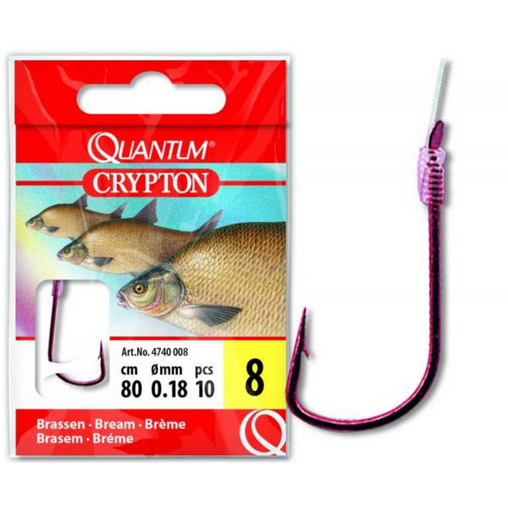 Купить Quantum fishing 4740016 Crypton Bream 0.100 Mm Связанные Крючки Голубой Red 16  7ft.ru в интернет магазине Семь Футов