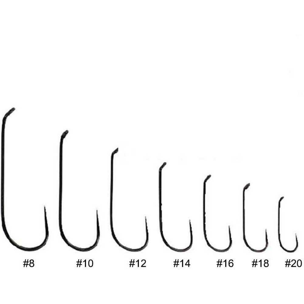 Купить Baetis D2112X D21 Fly Hook 100 единицы Черный  Silver 12  7ft.ru в интернет магазине Семь Футов