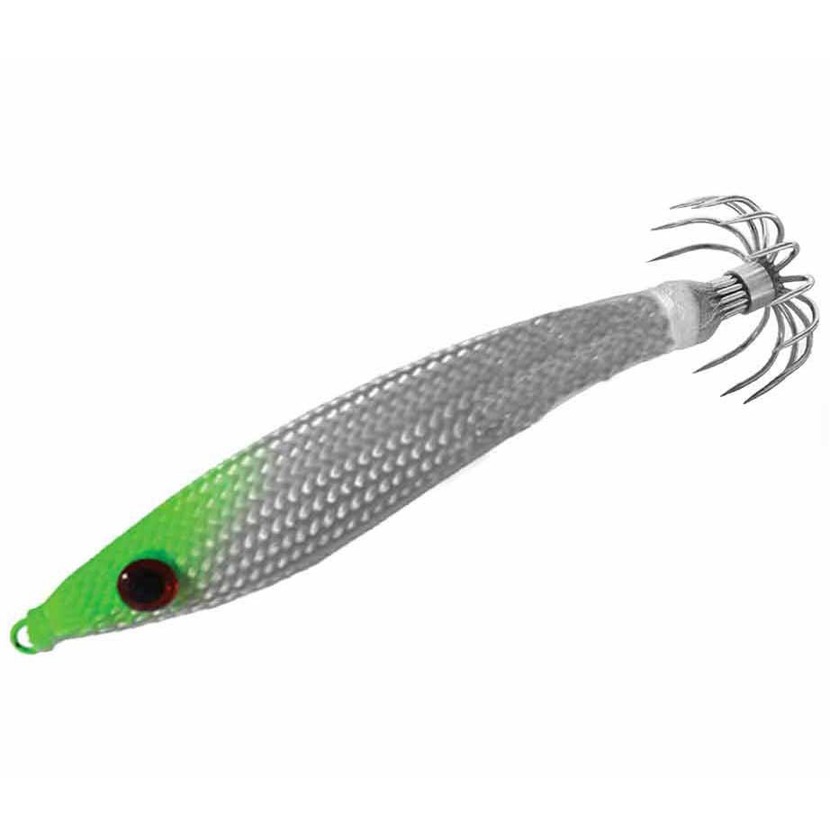 Купить DTD 40124-G Гавун Кальмар Джиг 55 Mm 27g Желтый Green 7ft.ru в интернет магазине Семь Футов