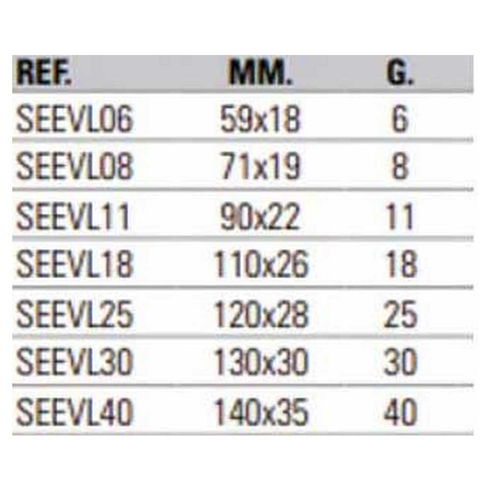 Купить Evia SEEVL40 плавать Многоцветный  Red / White 40 g  7ft.ru в интернет магазине Семь Футов