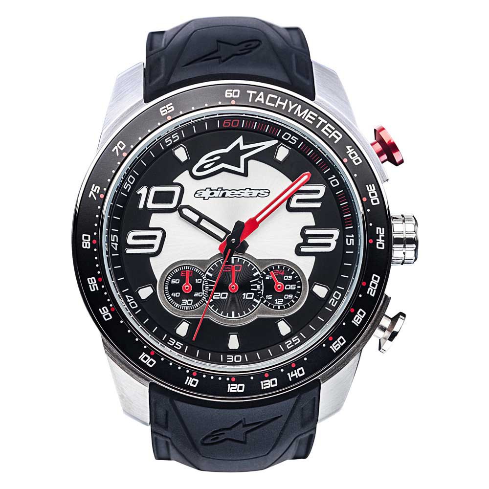 Купить Alpinestars 1036-96004-1037-OS Tech Chrono Silicone Серебристый  Black / Steel 7ft.ru в интернет магазине Семь Футов