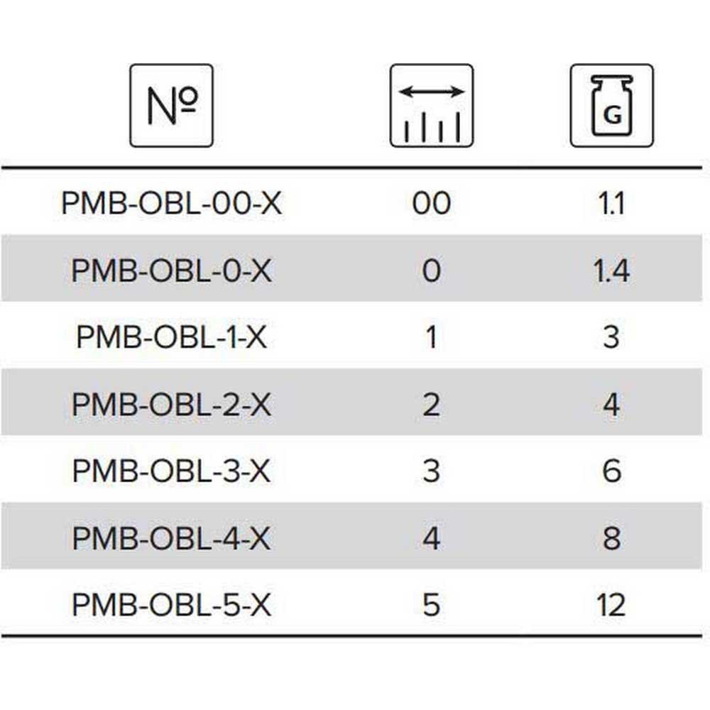 Купить Mikado PMB-OBL-4S-00H Blaster Ложка 8 г Многоцветный  00H 7ft.ru в интернет магазине Семь Футов