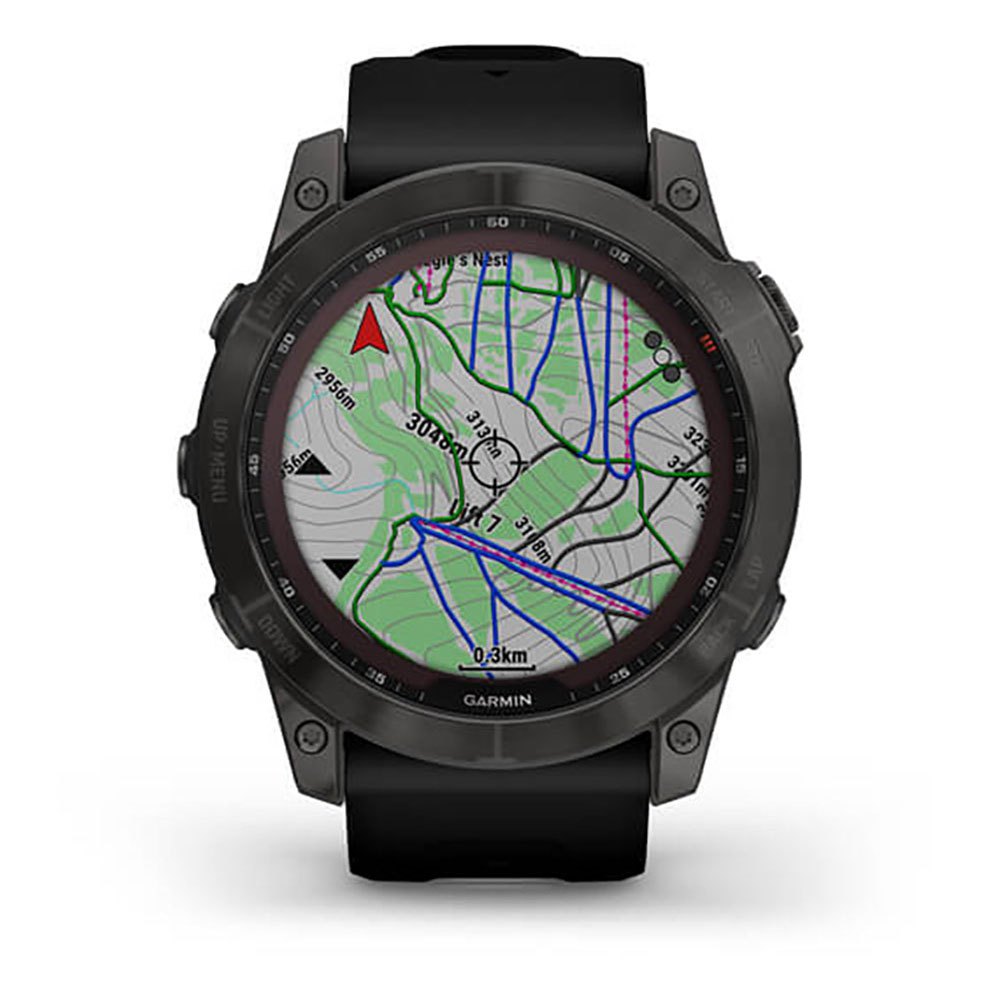 Купить Garmin 010-02541-11 Fenix 7X Sapphire Solar Часы Черный  Carbon Grey DLC Titanium / Black 7ft.ru в интернет магазине Семь Футов