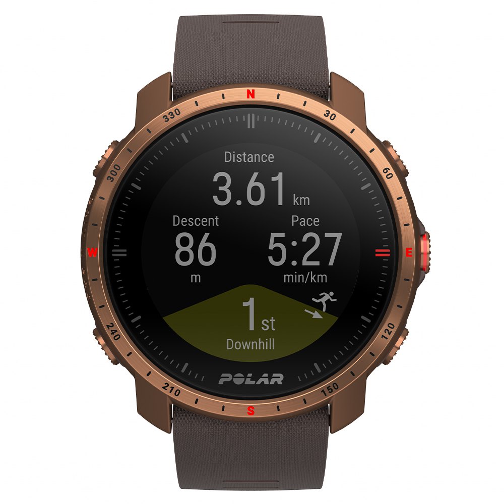 Купить Polar 90085775 Grit X Pro Сапфировые часы Черный Brown / Nordic Cooper M-L  7ft.ru в интернет магазине Семь Футов