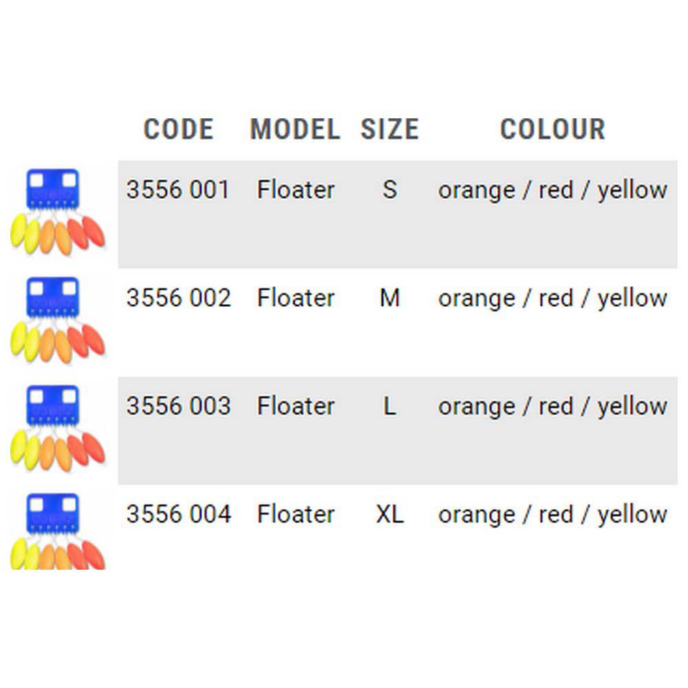 Купить Zebco 3556003 Floater Бусины Многоцветный  Orange / Red / Yellow L  7ft.ru в интернет магазине Семь Футов