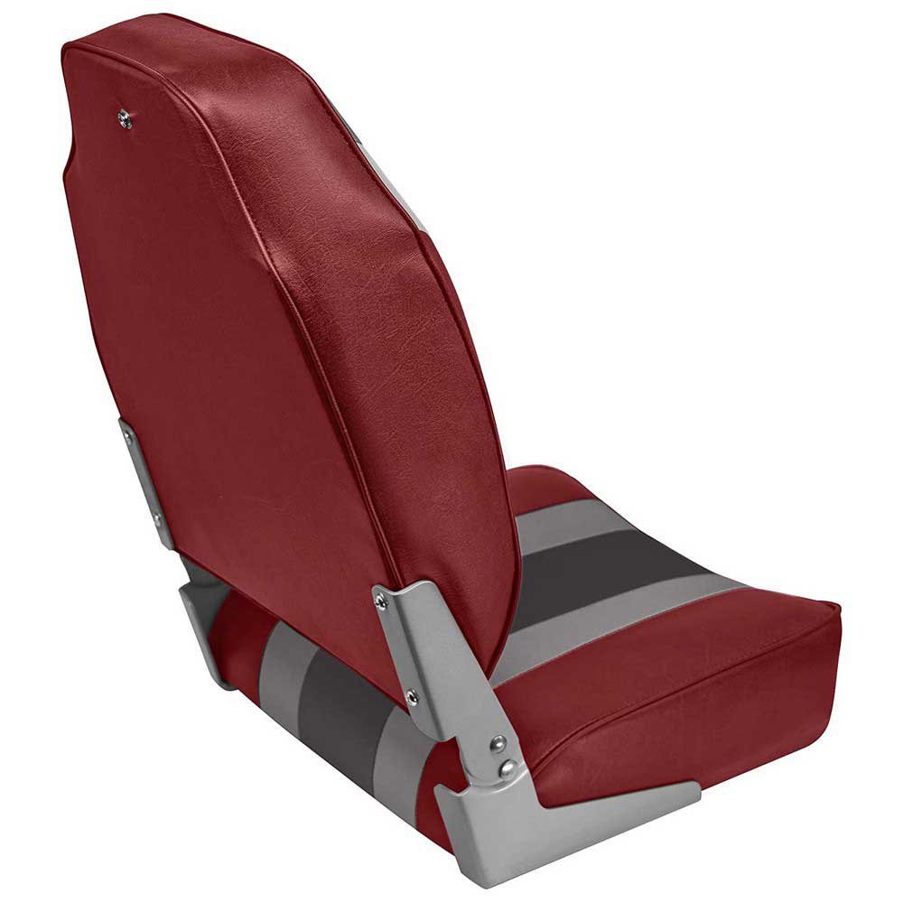 Купить Wise seating 144-8WD1062LS933 High Back Fold Down Сиденье Фишгин Серый Red / Gray / Charcoal 7ft.ru в интернет магазине Семь Футов